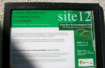 Famine Museum and Granuaile Centre, Louisburgh Marker. Click for full size. Famine Museum and Granuaile Centre, Louisburgh Marker image. Click for full size.