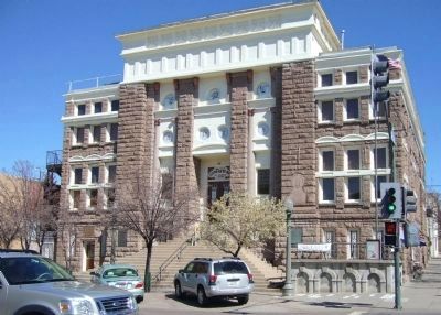 Old Gila County Courthouse. Click for full size. Old Gila County Courthouse image. Click for full size.