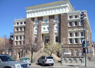 Old Gila County Courthouse. Click for full size. Old Gila County Courthouse image. Click for full size.