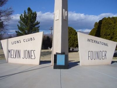 Melvin Jones International Memorial Marker. Click for full size. Melvin Jones International Memorial Marker image. Click for full size.
