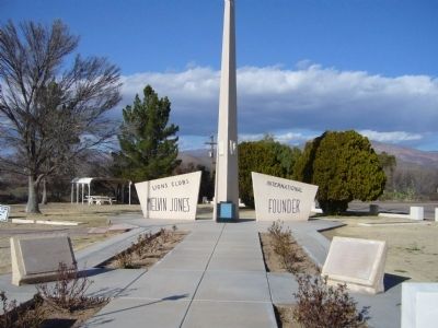 Melvin Jones International Memorial. Click for full size. Melvin Jones International Memorial image. Click for full size.
