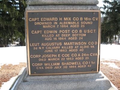 Terryville Soldiers Memorial. Click for full size. Terryville Soldiers Memorial image. Click for full size.