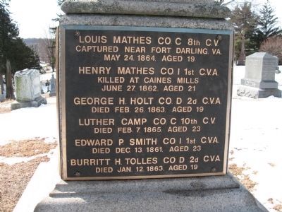 Terryville Soldiers Memorial. Click for full size. Terryville Soldiers Memorial image. Click for full size.