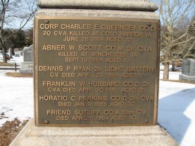 Terryville Soldiers Memorial. Click for full size. Terryville Soldiers Memorial image. Click for full size.