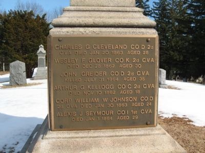 Terryville Soldiers Memorial. Click for full size. Terryville Soldiers Memorial image. Click for full size.