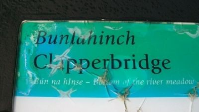 <i>Bunlahinch</i> Clapperbridge Marker image. Click for full size.
