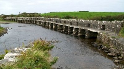 <i>Bunlahinch</i> Clapperbridge. Click for full size. <i>Bunlahinch</i> Clapperbridge image. Click for full size.