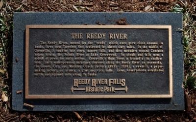 The Reedy River Marker image. Click for full size.