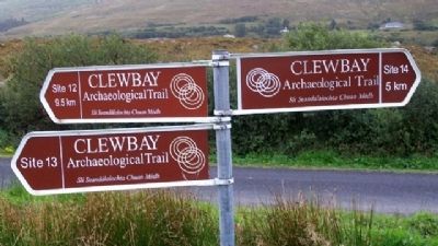 Clew Bay Archaeological Trail Signs image. Click for full size.