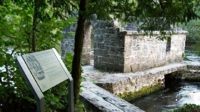 Monk's Fishing House and Marker. Click for full size. Monk's Fishing House and Marker image. Click for full size.