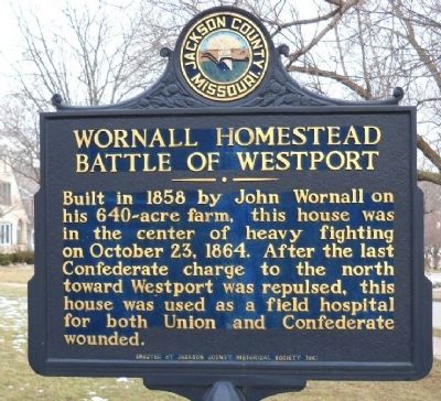 Wornall Homestead Marker image. Click for full size.