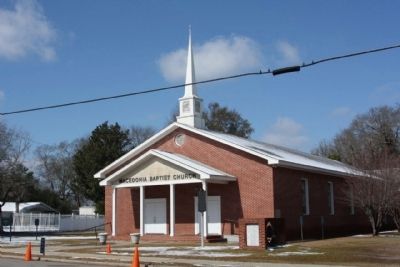 Macedonia Baptist Church Marker. Click for full size. Macedonia Baptist Church Marker image. Click for full size.