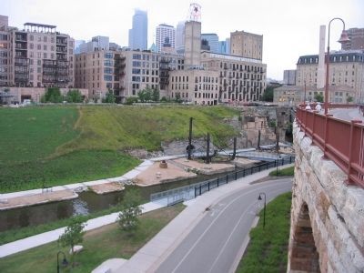 Foundations and Tailrace Canal. Click for full size. Foundations and Tailrace Canal image. Click for full size.