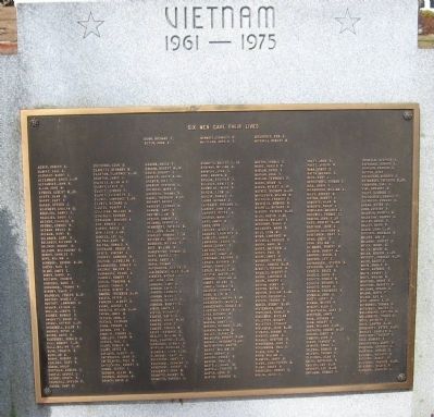 Plymouth Vietnam Veterans Memorial Marker. Click for full size. Plymouth Vietnam Veterans Memorial Marker image. Click for full size.