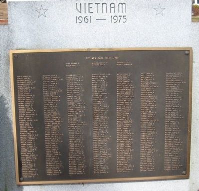 Plymouth Vietnam Veterans Memorial Marker image. Click for full size.