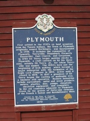 Plymouth Marker image. Click for full size.