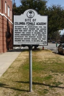 Site of Columbia Female Academy Marker image. Click for full size.