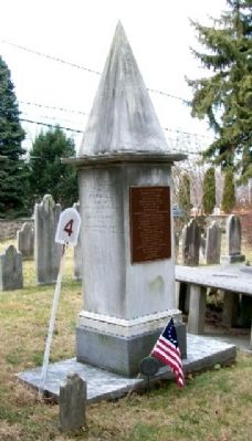 Capt Benj Bartholomew Grave Marker. Click for full size. Capt Benj Bartholomew Grave Marker image. Click for full size.