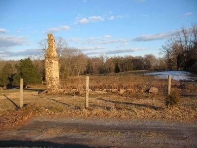 Ruins of a Building near the Marker. Click for full size. Ruins of a Building near the Marker image. Click for full size.