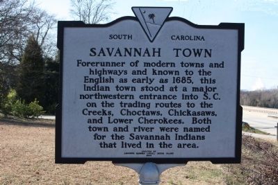 Savannah Town Marker image. Click for full size.