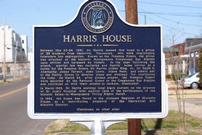 Harris House Marker image. Click for full size.
