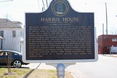 Harris House Marker (Reverse) image. Click for full size.
