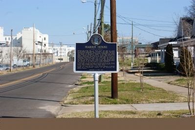 Harris House Marker (Distant View) image. Click for full size.