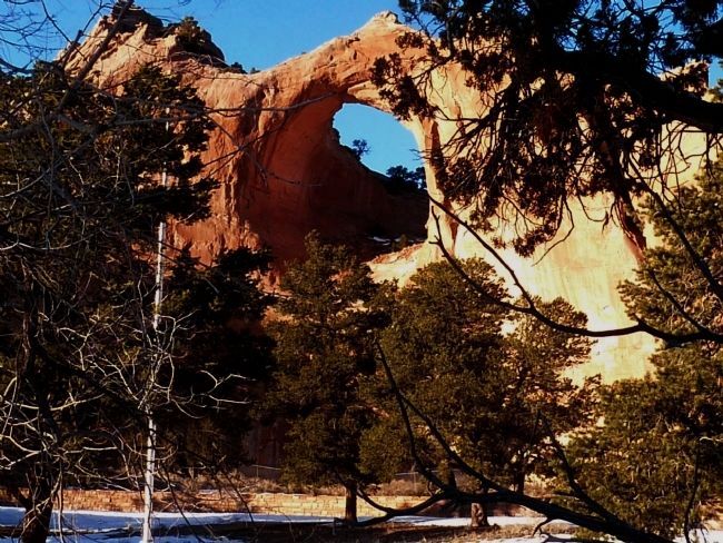 The Window Rock, at Window Rock, Navajo Nation, Arizona image. Click for full size.