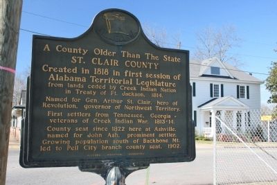 A County Older Than The State, St. Clair County Marker image. Click for full size.