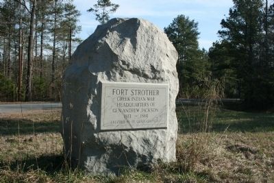 Fort Strother Marker image. Click for full size.