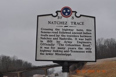 Natchez Trace Marker. Click for full size. Natchez Trace Marker image. Click for full size.