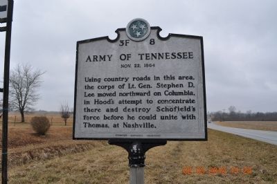 Army of Tennessee Marker image. Click for full size.