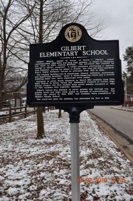 Gilbert Elementary School Marker image. Click for full size.