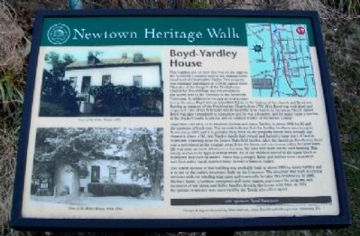 Boyd-Yardley House Marker image. Click for full size.