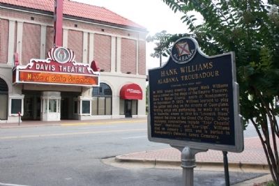 Rosa Parks Montgomery Bus Boycott / Hank Williams Alabama Troubadour Marker. Click for full size. Rosa Parks Montgomery Bus Boycott / Hank Williams Alabama Troubadour Marker image. Click for full size.