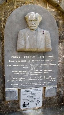 Percy French Marker. Click for full size. Percy French Marker image. Click for full size.