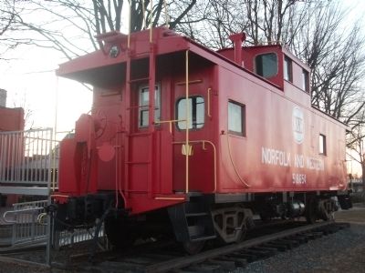The Restored Caboose. Click for full size. The Restored Caboose image. Click for full size.