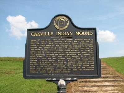 Oakville Indian Mound Marker image. Click for full size.