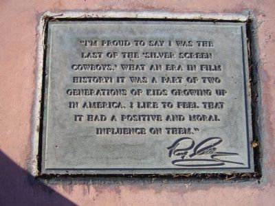 Plaque Mounted at Foot of Sculpture image. Click for full size.