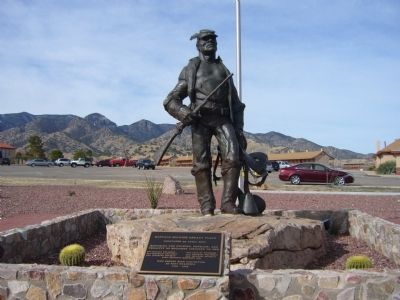 Buffalo Soldier Legacy Plaza Marker. Click for full size. Buffalo Soldier Legacy Plaza Marker image. Click for full size.