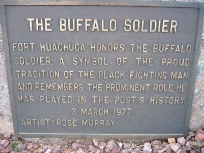 Plaque Mounted on Rock Behind Sculpture. Click for full size. Plaque Mounted on Rock Behind Sculpture image. Click for full size.