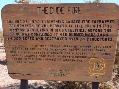 The Dude Fire Marker image. Click for full size.