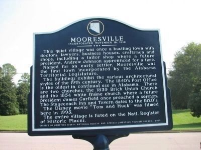 Mooresville Marker image. Click for full size.