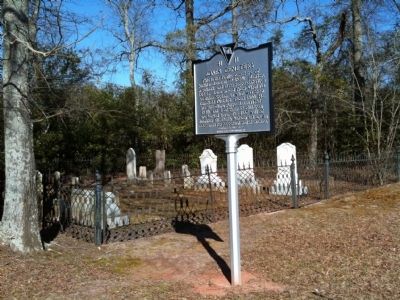Jones Cemetery Behind Marker image. Click for full size.