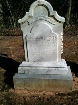 General James Jones' Grave image. Click for full size.