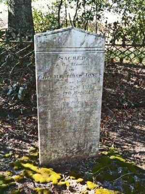 Mathias Jones' Grave. Click for full size. Mathias Jones' Grave image. Click for full size.