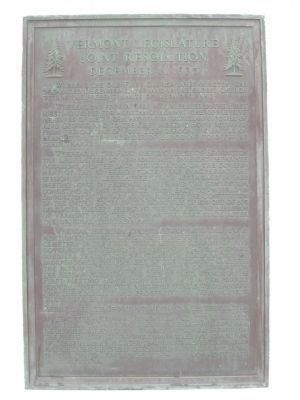 Vermont's Colonial Shrine Marker image. Click for full size.