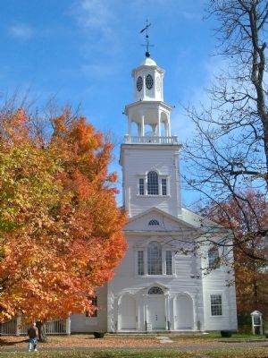Vermont's Colonial Shrine in Autumn image. Click for full size.