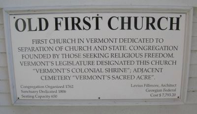Vermont's Colonial Shrine image. Click for full size.