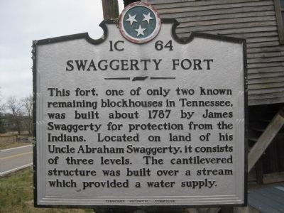 Swaggerty Fort Marker image. Click for full size.